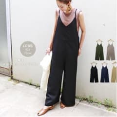 サロペット パンツ オールインワン Vネックのサムネイル