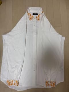 プロジェクトセカイ x ZOZOTOWN フラワーシシュウボウタイシャツ 天馬司 プロジェクトセカイ x ZOZOTOWN フラワーシシュウボウタイシャツ 天馬