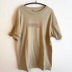 希少 グラフィックTシャツ リサイクルロゴ アースカラー ベージュ Mのサムネイル