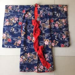 絹素材 ちりめん アンティーク着物 子ども用のサムネイル