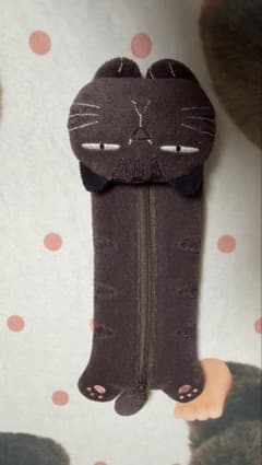 HIKOSEN CARA 猫型 筆箱 ペンケース ブラウンのサムネイル