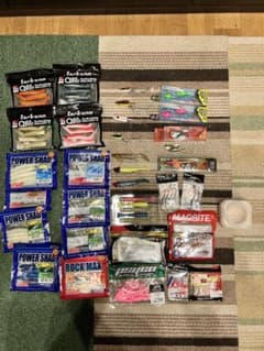 新品　中古　ジグヘッド　ワームまとめてのサムネイル