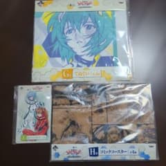 エヴァンゲリオン　エヴァ　一番くじ　アスカ　レイ　缶バッジ　コースター エヴァンゲリオン エヴァ 一番くじ アスカ レイ 缶バッジ コースター