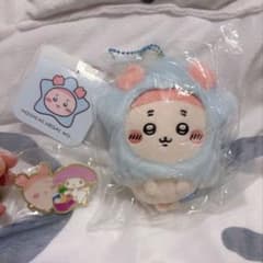 ちいかわ 星に願いを マスコット 古本屋 カニちゃん ぬいぐるみのサムネイル