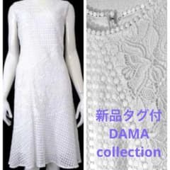 新品タグ付　ディノス　DAMA collection 総レースワンピース　白　M 新品タグ付 ディノス DAMA collection 総レースワンピース 白 M - メルカリ