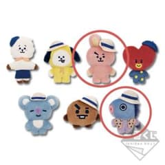 이치 반 쿠지 BT21 HAPPY CAMP!! 봉제 인형 2 점