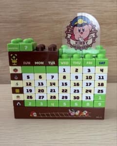 カービィ　万年ブロックカレンダー プププトレインのサムネイル