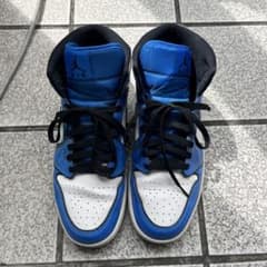 NIKE AIR JORDAN 1 MID ブルー ホワイトのサムネイル