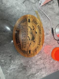 KIRIN LAGER BEER 木製看板 準備中 両面サインのサムネイル