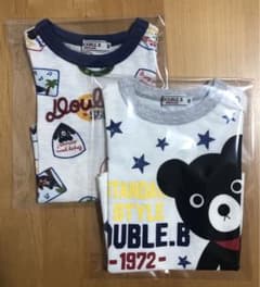 ミキハウス⭐︎ダブルビー⭐︎90cm 半袖Tシャツ ３枚セットのサムネイル
