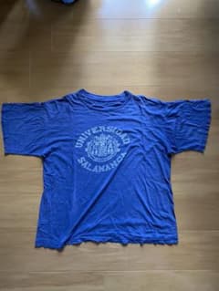 ヴィンテージ-カレッジ Tシャツ ナス紺のサムネイル
