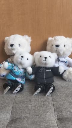 羽生結弦選手✕ANAコラボ　フライトベア　4体セット 羽生結弦選手✕ANAコラボ フライトベア 4体セット - メルカリ