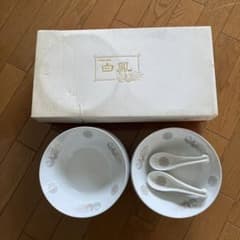 白鳳 ラーメンどんぶり＆レンゲセット 中華食器 昭和レトロ」 - メルカリ