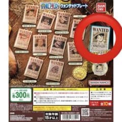 ワンピース　ウォンテッドプレート　ルフィのサムネイル