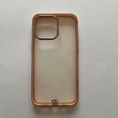 スマホケースiPhone13pro ピンク　ゴールドのサムネイル