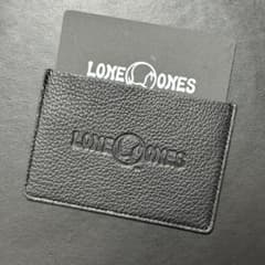 LONE ONES ブラック レザー カードケース - メルカリ