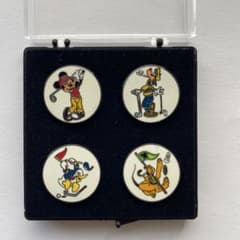 Disney Parks Character Golf Ball Marker Set of 4