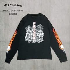 415Clothing FRISCO CHOPPERS スカル フレイムプリントのサムネイル