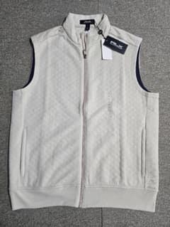 RLX Ralph Lauren アイボリー ジップアップ　ベスト US L RLX Ralph Lauren アイボリー ジップアップ ベスト US L - メルカリ