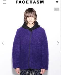 ファセッタズム FACETASM モヘアニットカーディガン - メルカリ