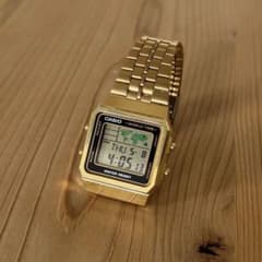 n*k様 チープカシオ　カシオ スタンダード A500WGA-1 ゴールドのサムネイル