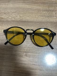 BEAMS イエローレンズ サングラス ケース付き