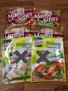 フィリピン mama sitas, knorr sinigang mix セットのサムネイル