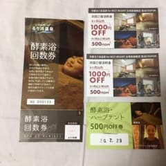 るり渓温泉 酵素浴 回数券 yoo様専用 2枚セットのサムネイル