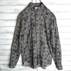 SAINT LAURENT サンローランパリ ペイズリーシャツ マオカラー 比翼 