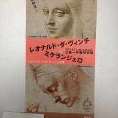 レオナルド・ダ・ヴィンチ x ミケランジェロ 展鑑賞券チケットのサムネイル