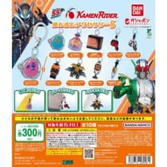 仮面ライダー めじるしアクセサリー5 全10種セットのサムネイル
