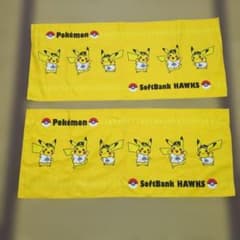 Pokémon SoftBank HAWKS コラボタオル 2枚セットのサムネイル