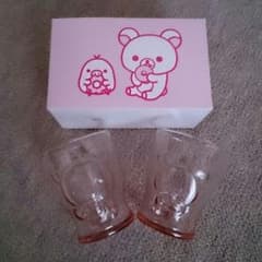 ミスド  リラックマ  ガラスコップ2個セットのサムネイル