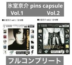 氷室京介 ピンズカプセル Vol.1 ・2 全20種 コンプリート ガチャ