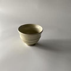 舩木研兒 白釉押紋茶碗 布志名 舩木道忠 バーナードリーチ 山陰 民藝