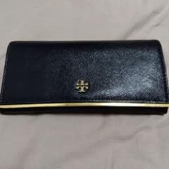 Rii様専用Tory Burch 黒 長財布 ゴールド金具のサムネイル