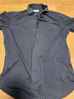 (古着)【ナノユニバース】半袖シャツ ブラックのサムネイル