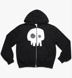 WEBHOUSE Kawaii Skull Damage Hoodieパーカー - メルカリ