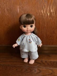 ソランちゃメルちゃん水色パジャマセット 着せ替え服のサムネイル