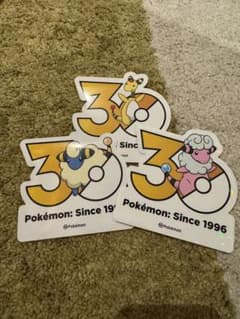 30周年記念ランダムステッカー デンリュウ ポケモン 30周年記念 ステッカー デンリュウ進化セット - メルカリ
