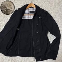 バーバリー ブラックレーベル ナポレオンジャケット ノバチェック