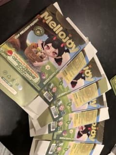 Mellojoy もこもこ山の野菜＆フルーツ 空箱 台紙4セットのサムネイル