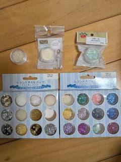 レジン＆ネイルパーツ バラエティーパック まとめ売りのサムネイル