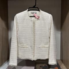 ⭐︎ひなた様専用⭐︎セオリーリュクス ツイード ノーカラージャケット