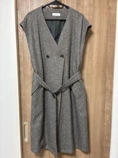 PAGEBOY　ツイードロングジレ　ブラックのサムネイル