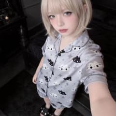Thumbnail of VirtualAlice コウモリ半袖パジャマ アイスシルクL 夏用ルームウェア