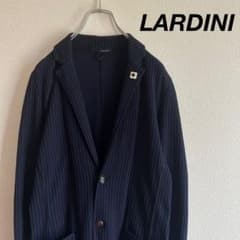 LARDINI ラルディーニ テーラードジャケット ブートニエール ネイビー 