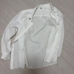 UNIQLO 長袖シャツ ホワイトのサムネイル