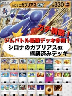 ガチ構築】シロナのガブリアスex構築済みデッキ - メルカリ