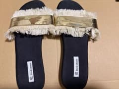 【訳あり特価】レディース フリンジサンダル 38のサムネイル
